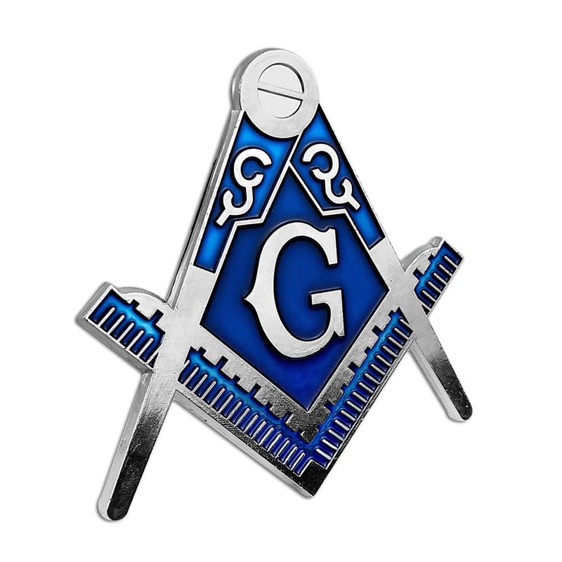 deDecoml Masonic Square & Compass Car Metal Auto Emblem - Image 2